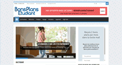 Desktop Screenshot of bons-plans-etudiant.fr