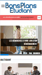 Mobile Screenshot of bons-plans-etudiant.fr